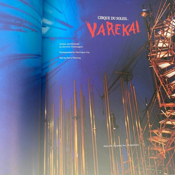Varekai Cirque Du Soleil illustrated hardcover +DJ by Veronique Vial 2003 - Picture 5 of 8